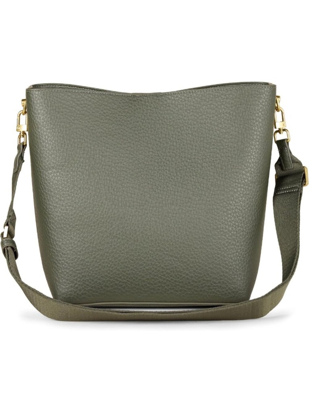 Soft Vegan Leather Bucket Bag | Minimalist Crossbody Shoulder Handbag